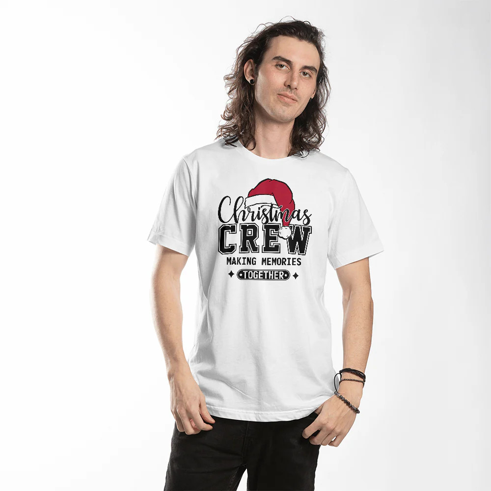 Christmas Crew Matching Xmas Holiday Family T-shirt Shirt PJ Top