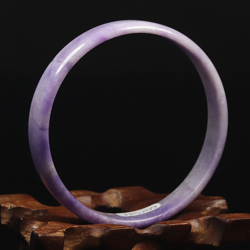 57mm Lavender Purple Jadeite Jade Bangle Bracelet Women’s Chinese Jade 10471