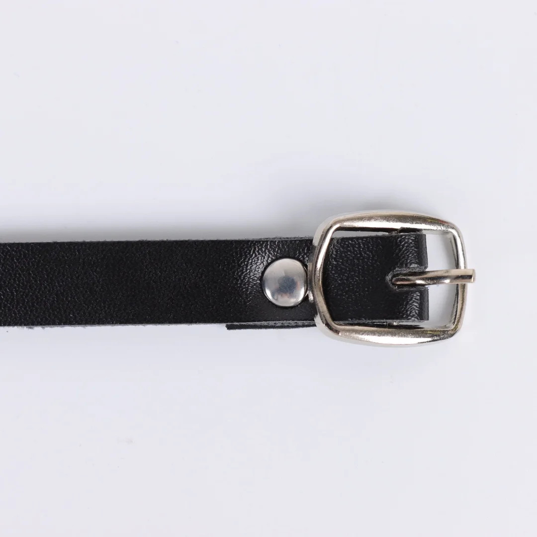 Gothic Punk Pu Leather Belt Choker O-Ring – Adjustable Collar Necklace For Women