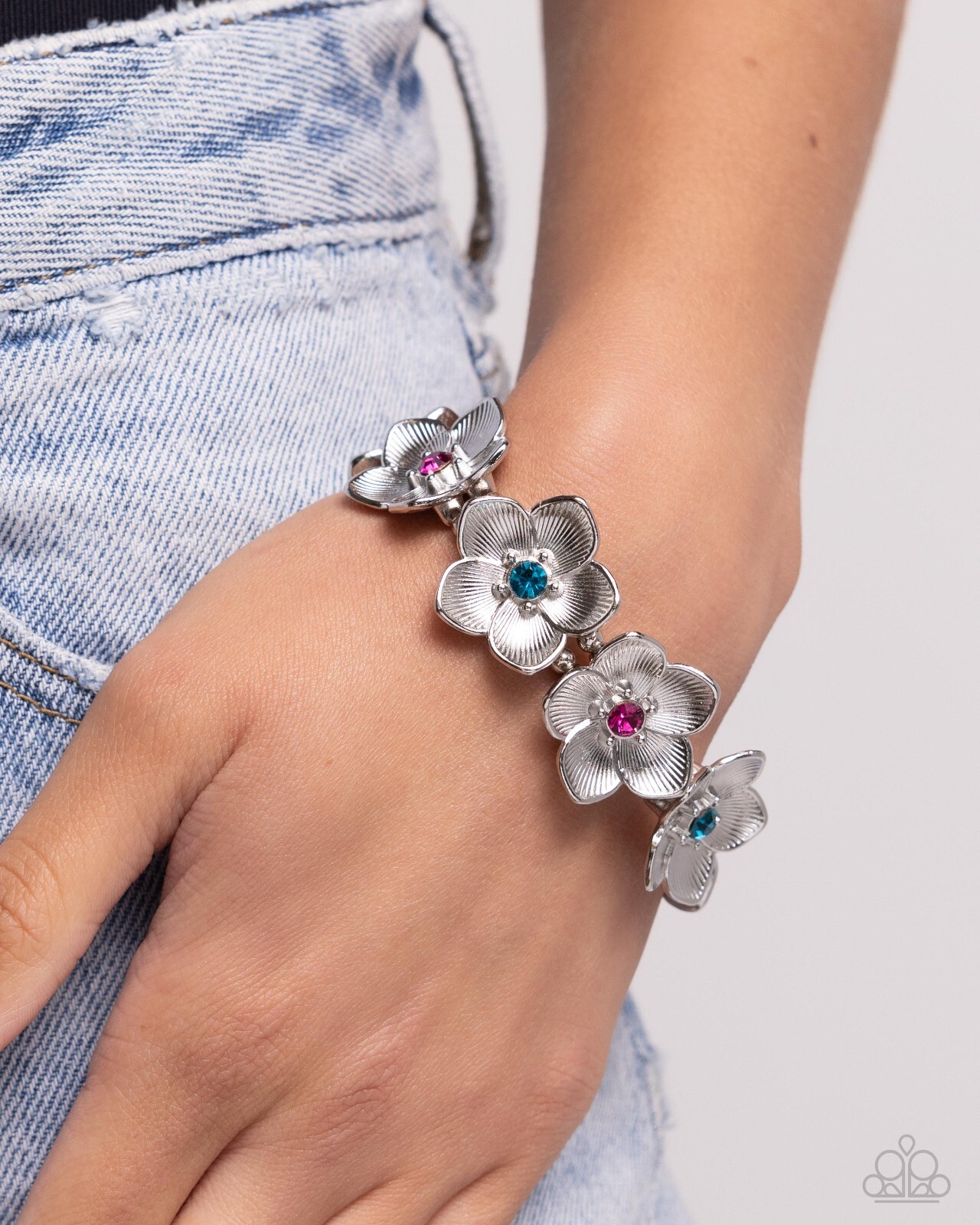 Paparazzi Jewelry Accessories – General Grandeur – Blue Bracelet – NEW!!