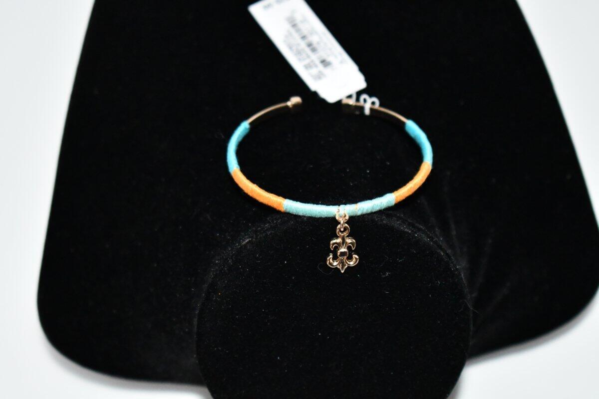 Anna & Ava Slip on Bracelet with Fleur-de-lis #d418768515 NWT