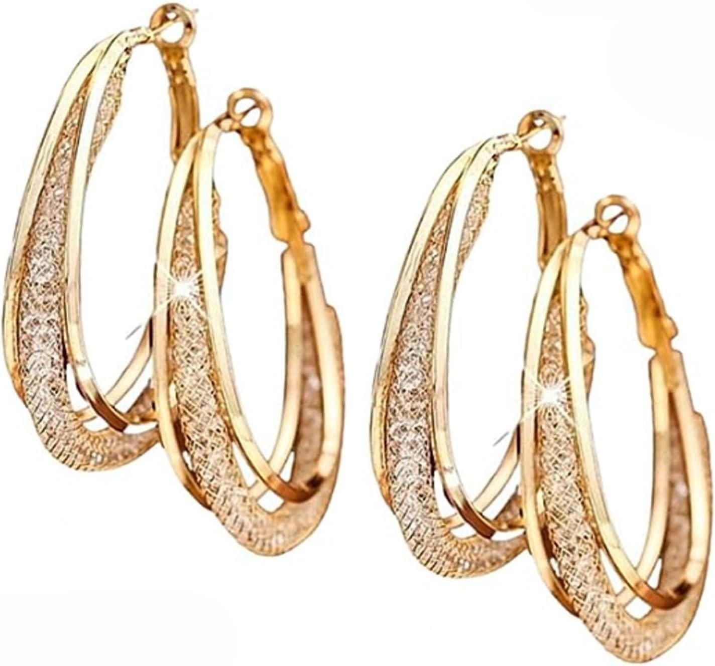 Stylish Germanium Hoop Earrings for Lymphatic Drainage – Perfect Gift for Women