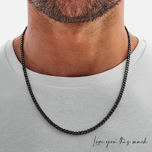 Brother Necklace – 316L Surgical Steel 7mm Cuban Chain – Perfect Birthday Gift
