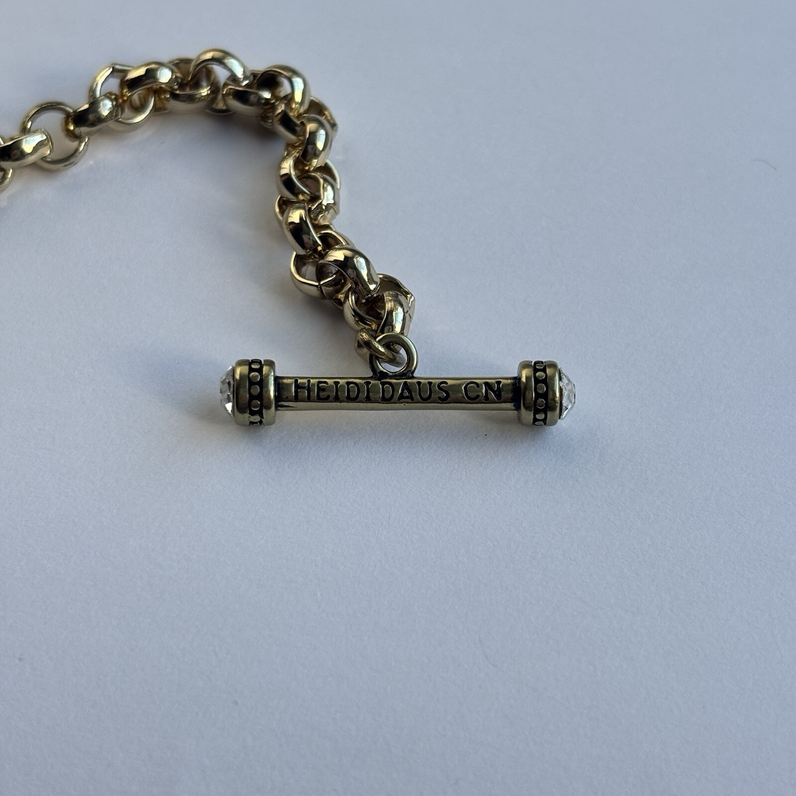 HEIDI DAUS X Dome Long Strand (4 Stations/White/Toggle-Closure) Chain Necklace