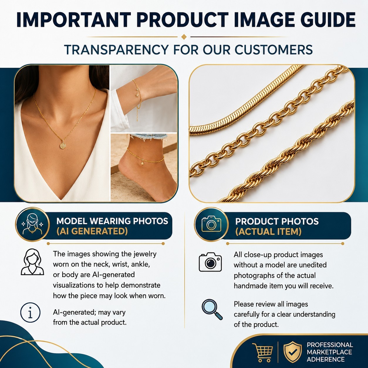 8″ Manvi Luxe Pure Copper Chain for Men & Women | Classic Round Rolo Chain
