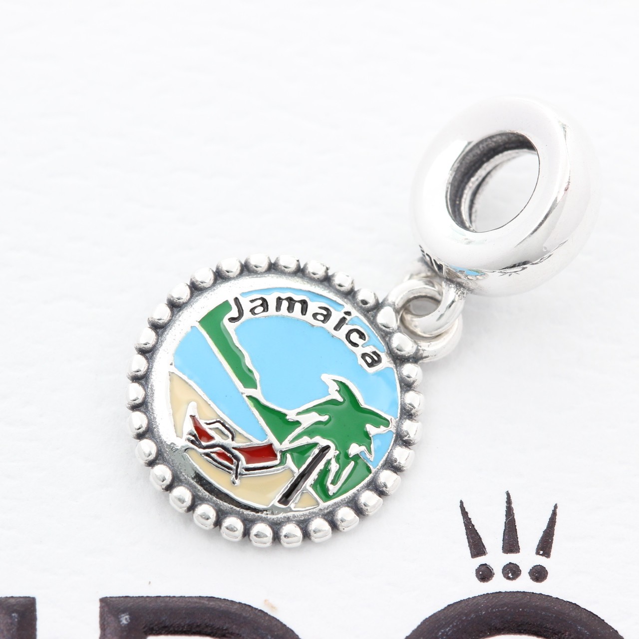New! Authentic Pandora Jamaica Experience Exclusive Travel Sterling Silver Charm