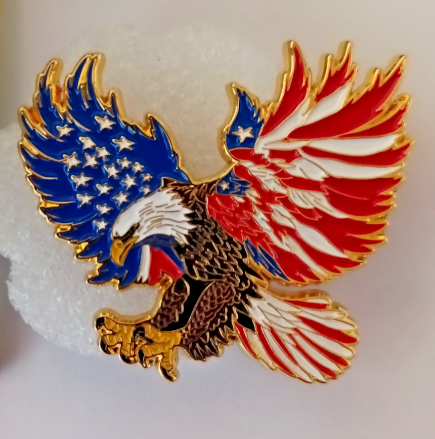 AMERICAN EAGLE-ENAMEL PIN-SHIP ALL THE PINS YOU BUY FOR $4.99-VISIT OUR STORE
