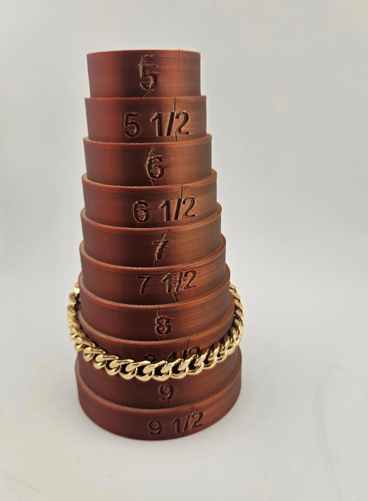 8.5in 14k Gold Plated 7.8mm Miami Cuban Bracelet