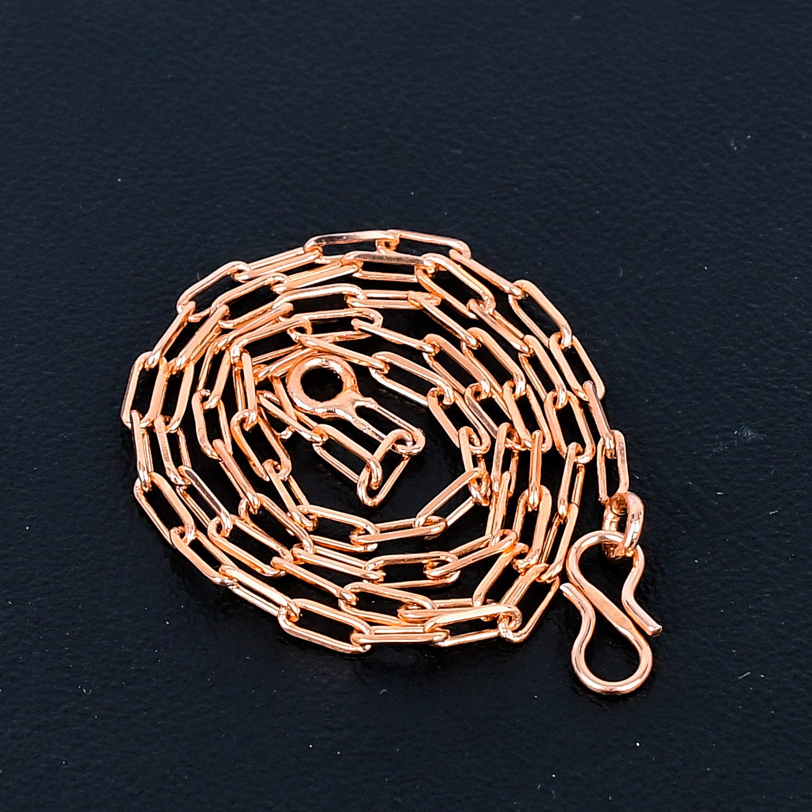 Pure Solid Copper Paper Link Chain Wire Wrapping Beautiful Necklace Copper PG 01
