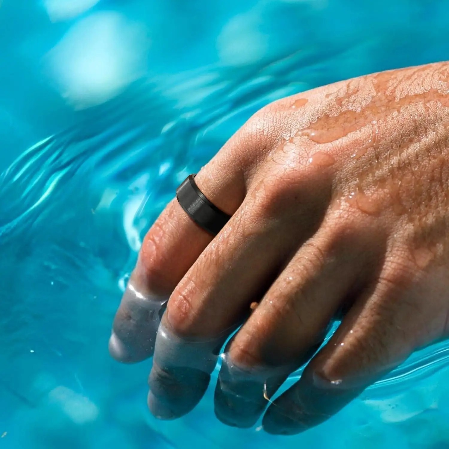 2026 Stainless Steel Rings for Men Premium Black Gift Black Golden Silvery