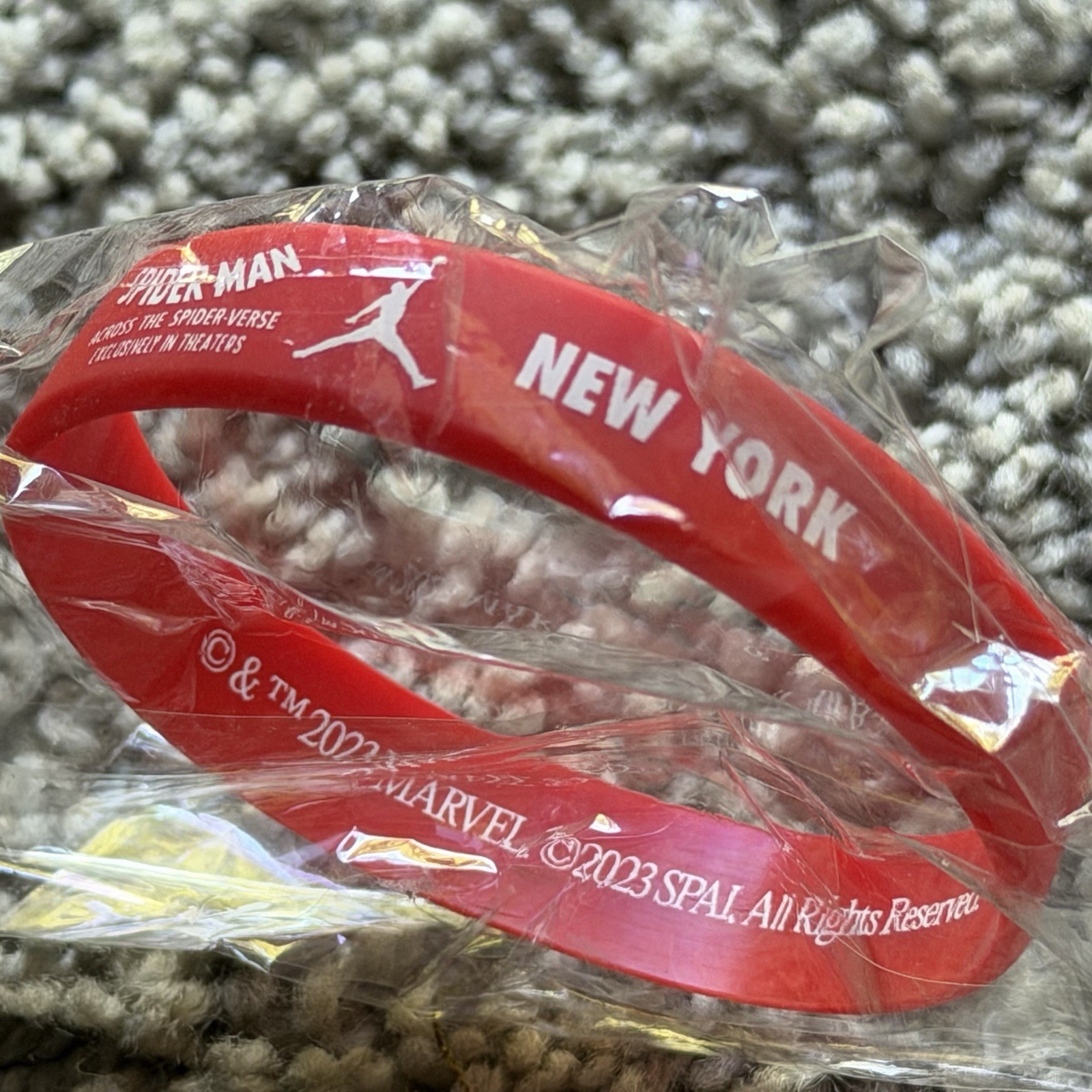 RARE New Friends and Family Jordan Spider-Man Across The Spiderverse Bracelet