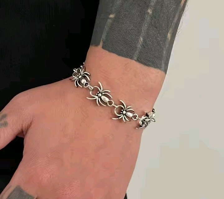 Gothic Bracelet Collection Spider Skull Bat Skeleton Witch Punk Adjustable Gift