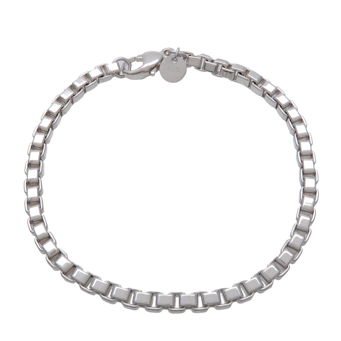 Tiffany & Co Venetian Link Bracelet SV925 Silver Authentic Used F/S