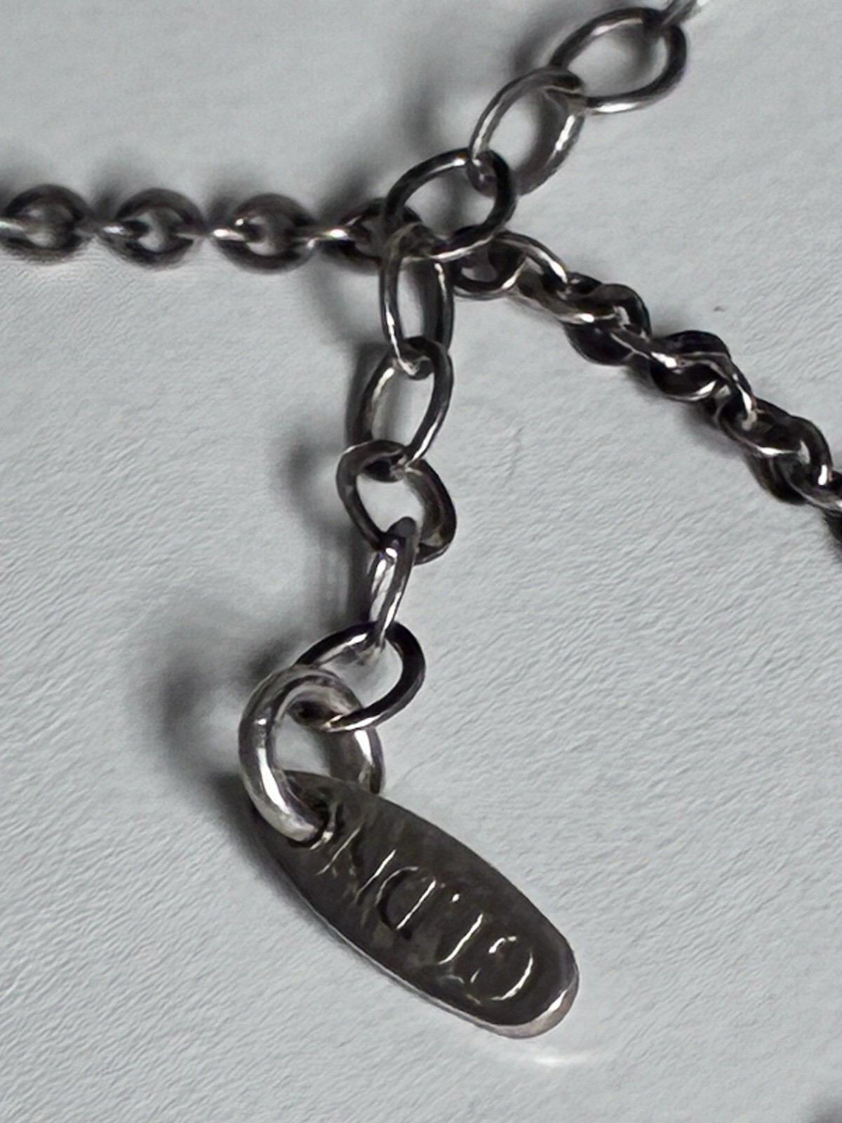 GLDN Sterling Silver Dainty Layered Paperclip Chain Bracelet Adjustable 6″-7″