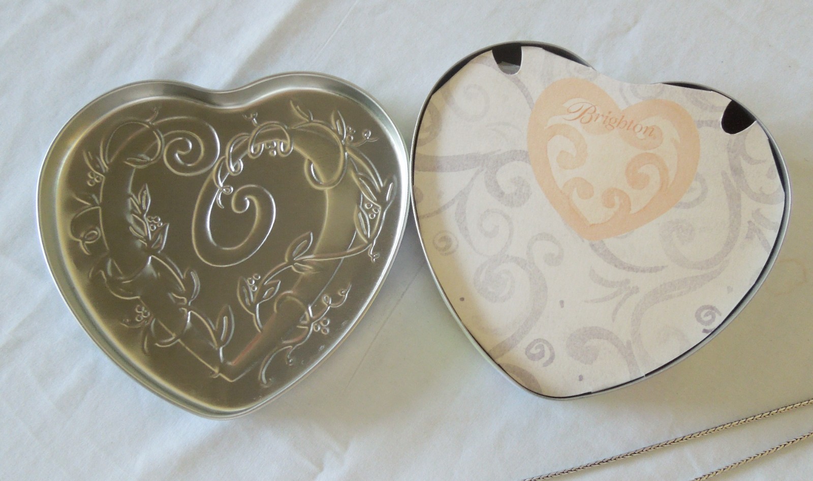 Brighton Necklace & Bracelet Set with Brighton Tin