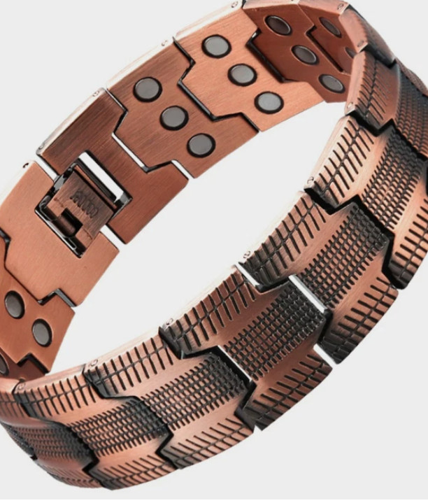 Ultra Strength Magnetic Copper Bracelet Vintage Copper Men’s Therapy Energy