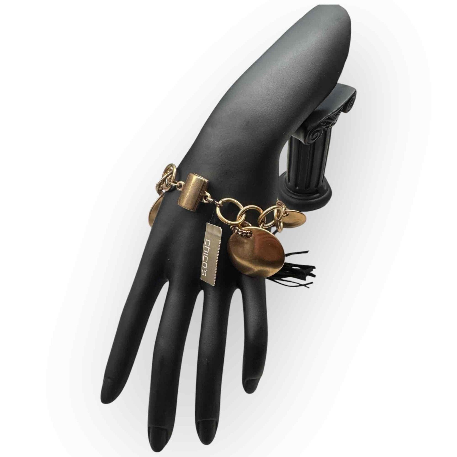 NEW Chicos Charm Bracelet Tassle