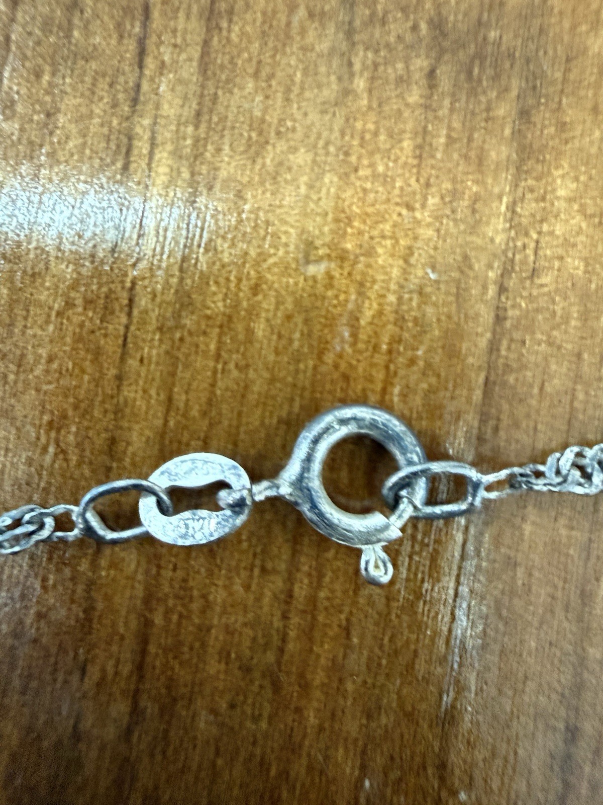 Sterling Silver Twisted Rope Link Chain Dainty Elegant Lobster Chic Necklace 23”