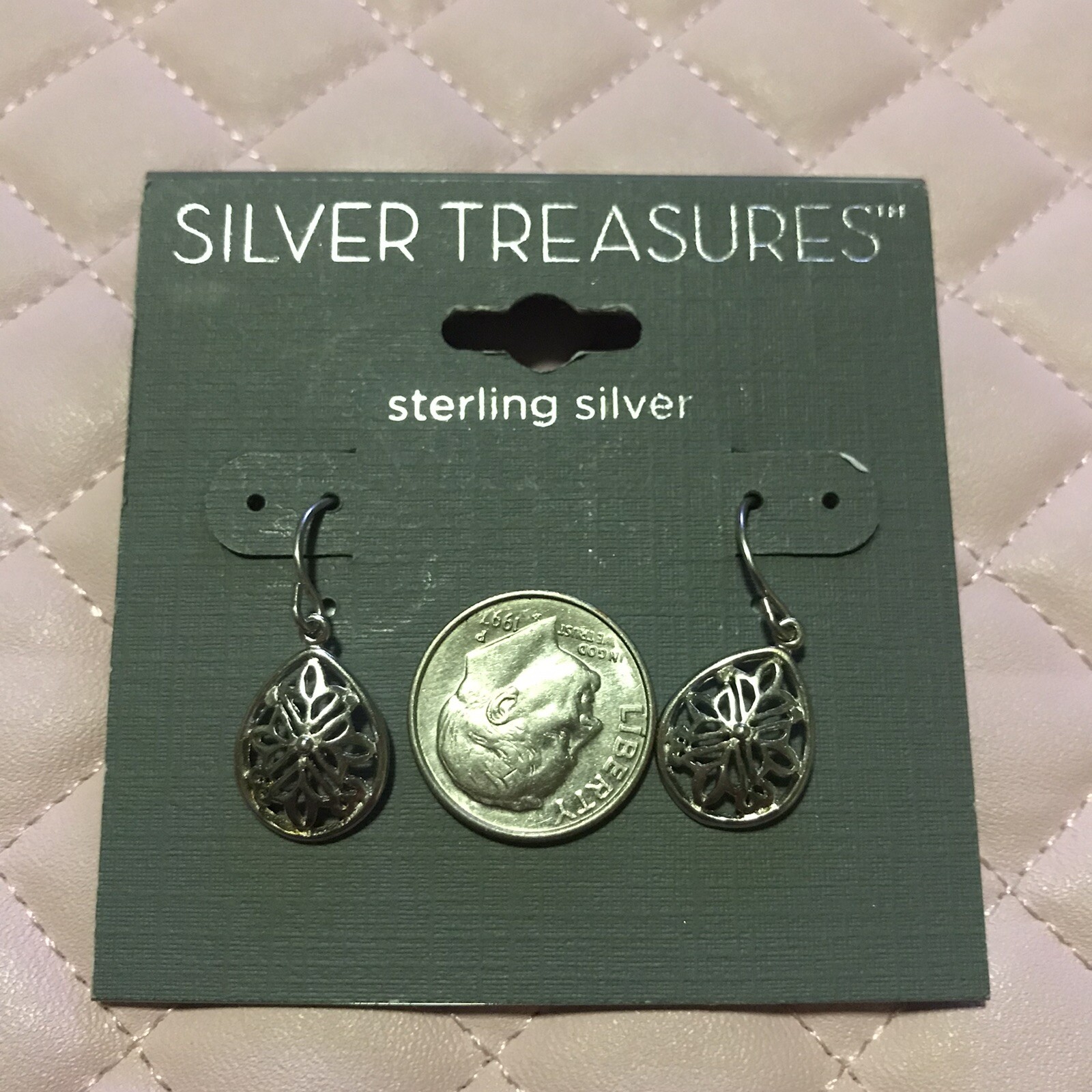 Sterling Silver Silver Treasures Earrings New With Tags
