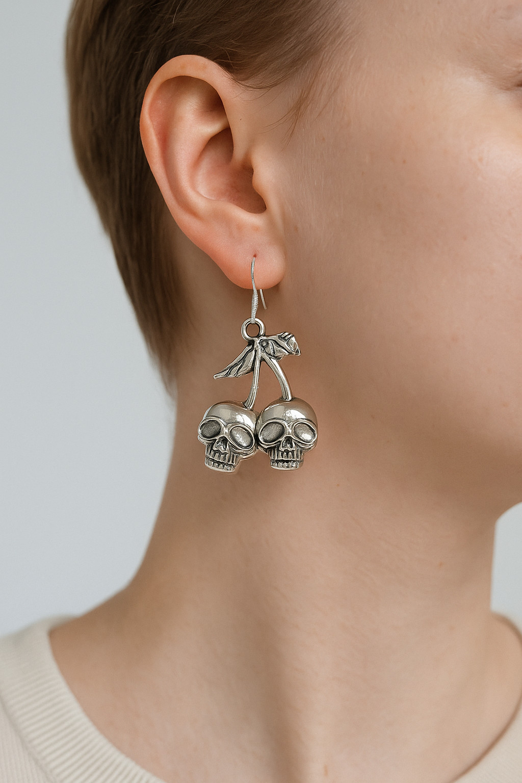 Gothic Dangle Earrings Skull Skeleton Moth Goth Punk Rock Jewellery Halloween