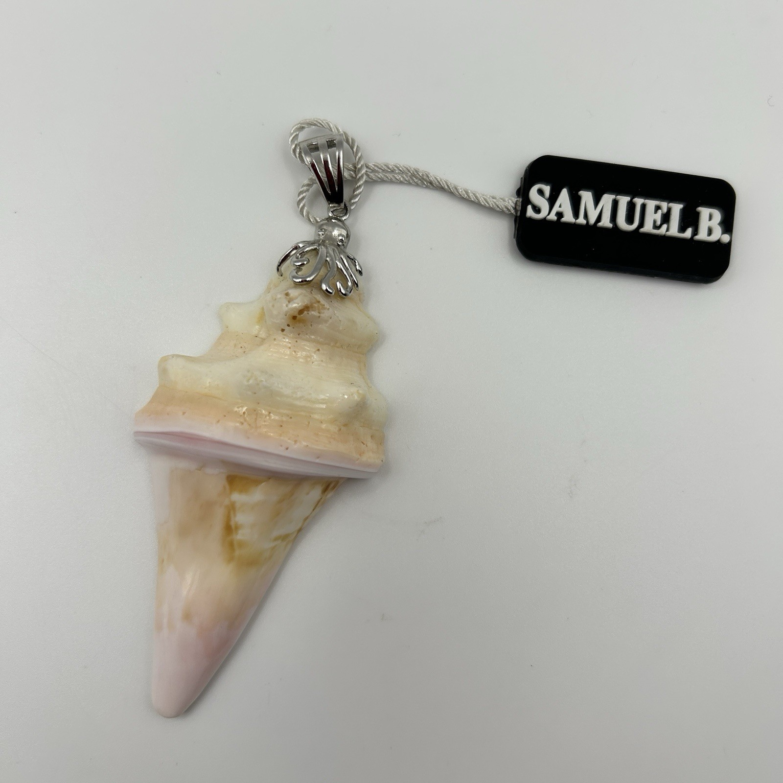 Samuel B 925 Sterling Silver Shell Pendant