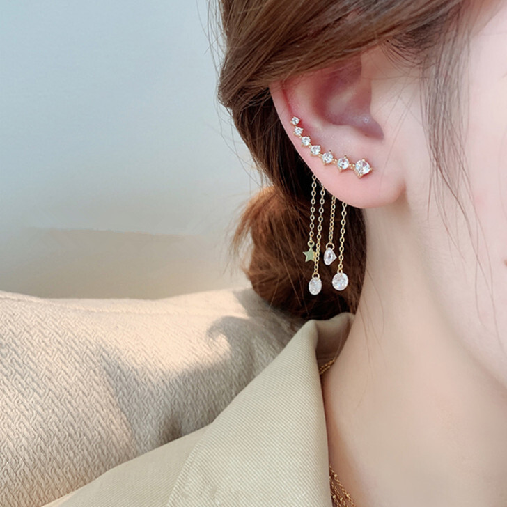 Double-sided Pear | Front-Back Pearl Earrings | Beautiful and Classic in Style