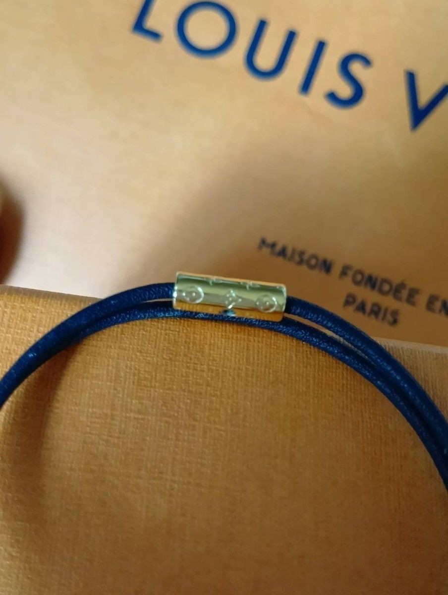 Louis Vuitton Bracelet M8138 6.0 in Size Excellent Condition