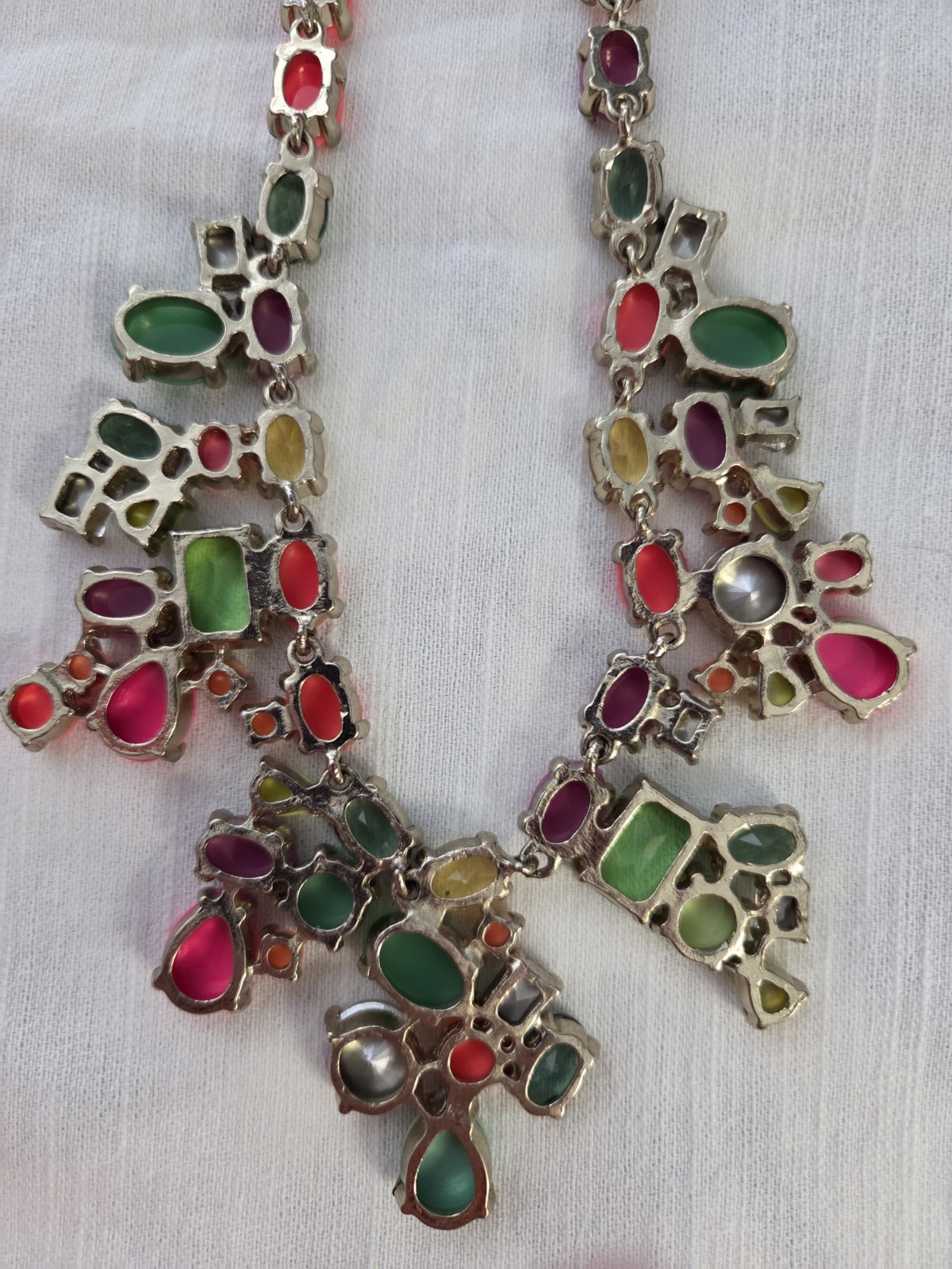 Cara New York Candy Color Neon Bib Duo. Necklace And Chico’s Bracelet