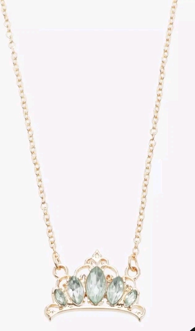 Disney Princess Tiana l Crown Necklace NEW! OFFICIALLY LICENSED!