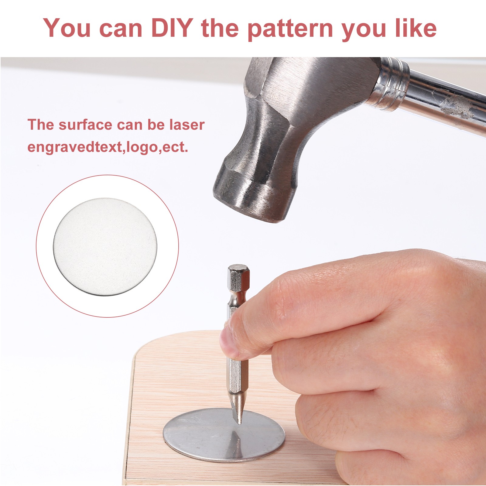 30Pcs for Engraving Empty Stainless Steel Tag, 1.8x80mm