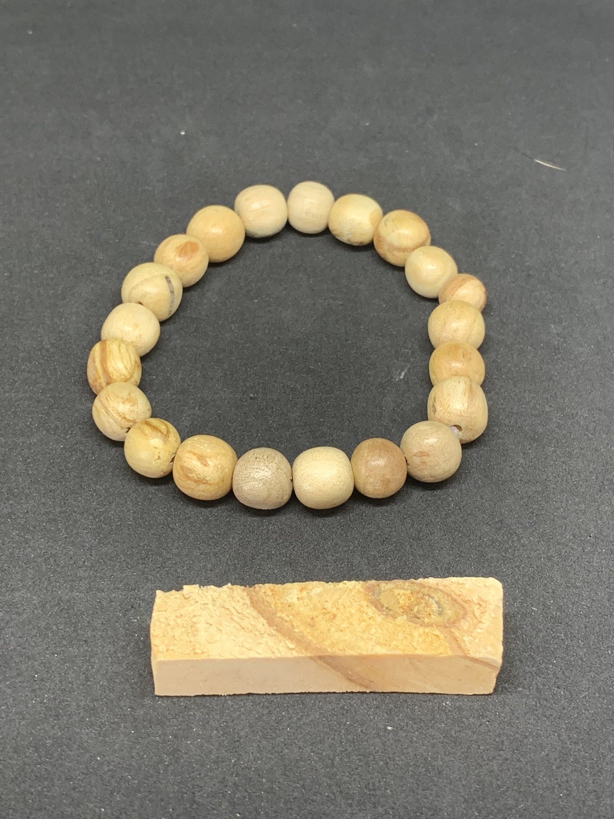 9mm Palo Santo Wood Beads Bracelet hand-crafted made for meditation, relaxation