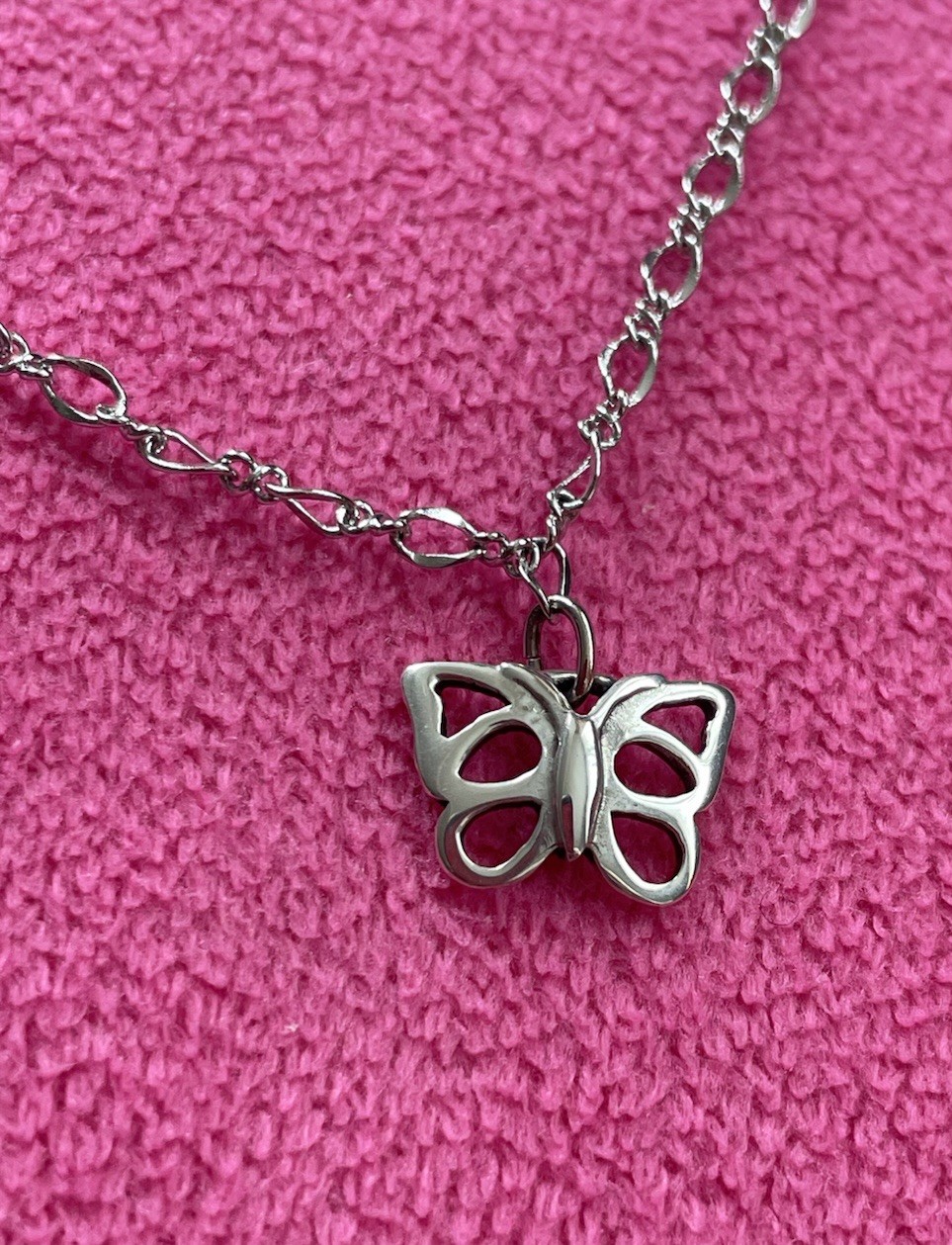 Hysteric Glamour Butterfly Anklet bracelet Sliver 925 SV925 with Can Case RARE