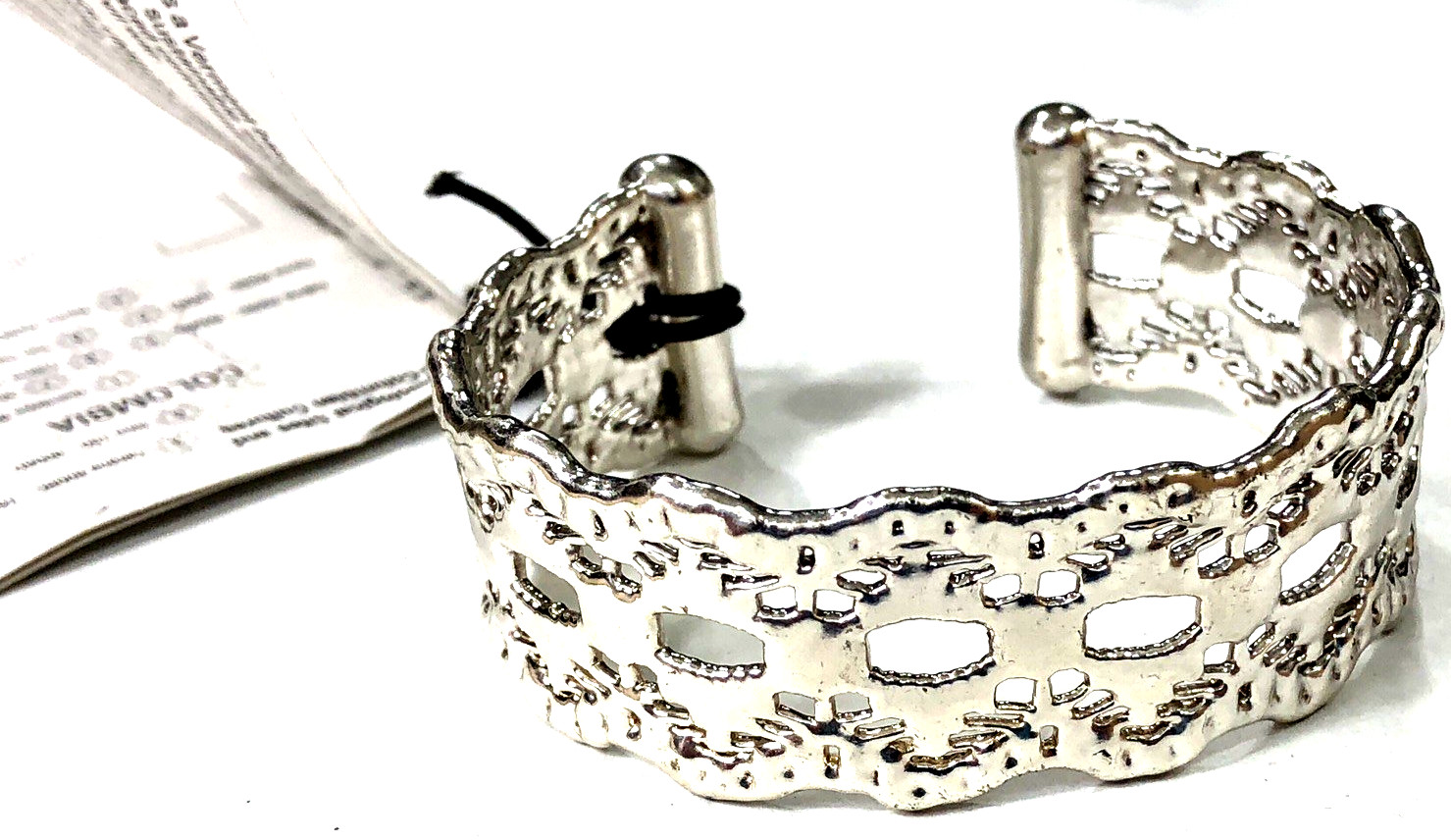 Belart Cuff Bracelet Open Lace Fair Trade Handmade Colombia – NWT