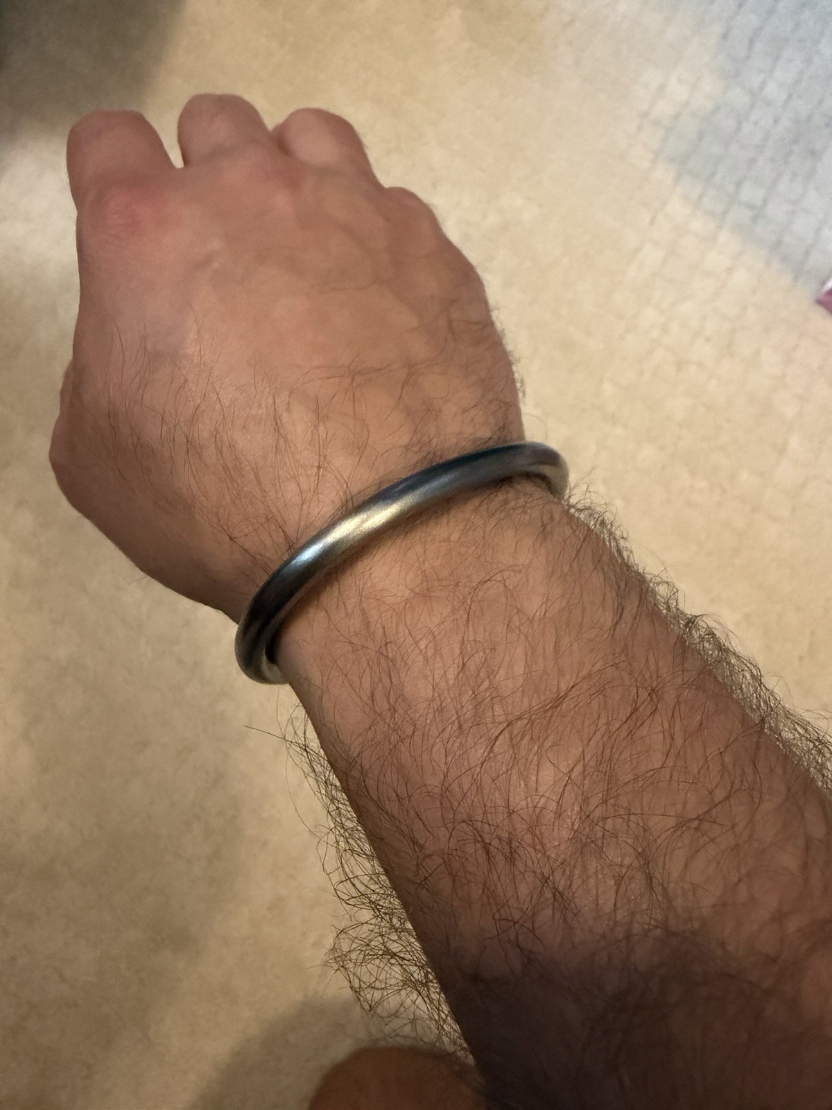 Titanium Bangle Bracelet – 7 Inch