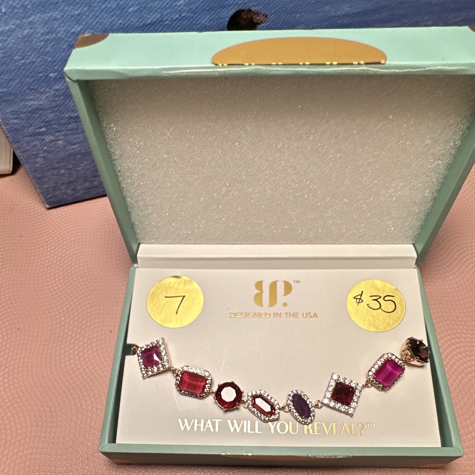 BP Rose Gold Plated Adjustable Bolo Bracelet BR33721 Rio Heat Jewel Candy