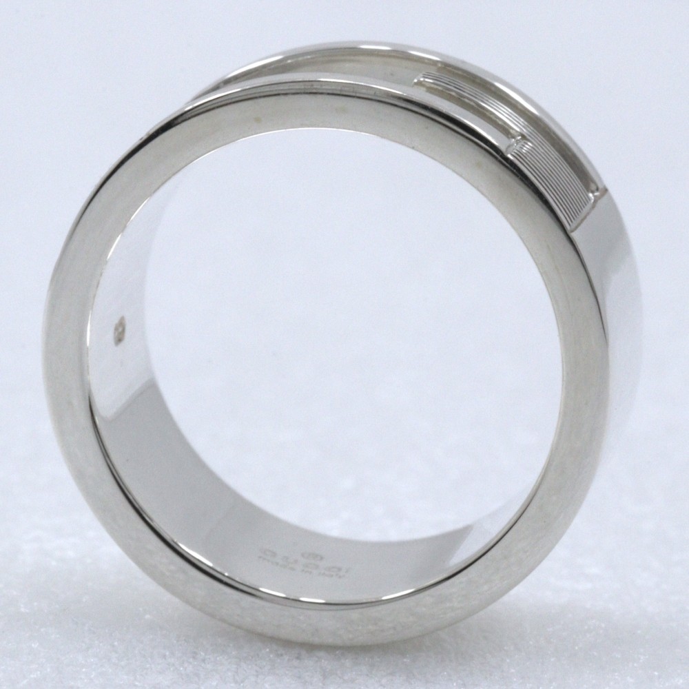GUCCI Branded G Ring Silver925 #4.7(US Size) 6.7g unisex
