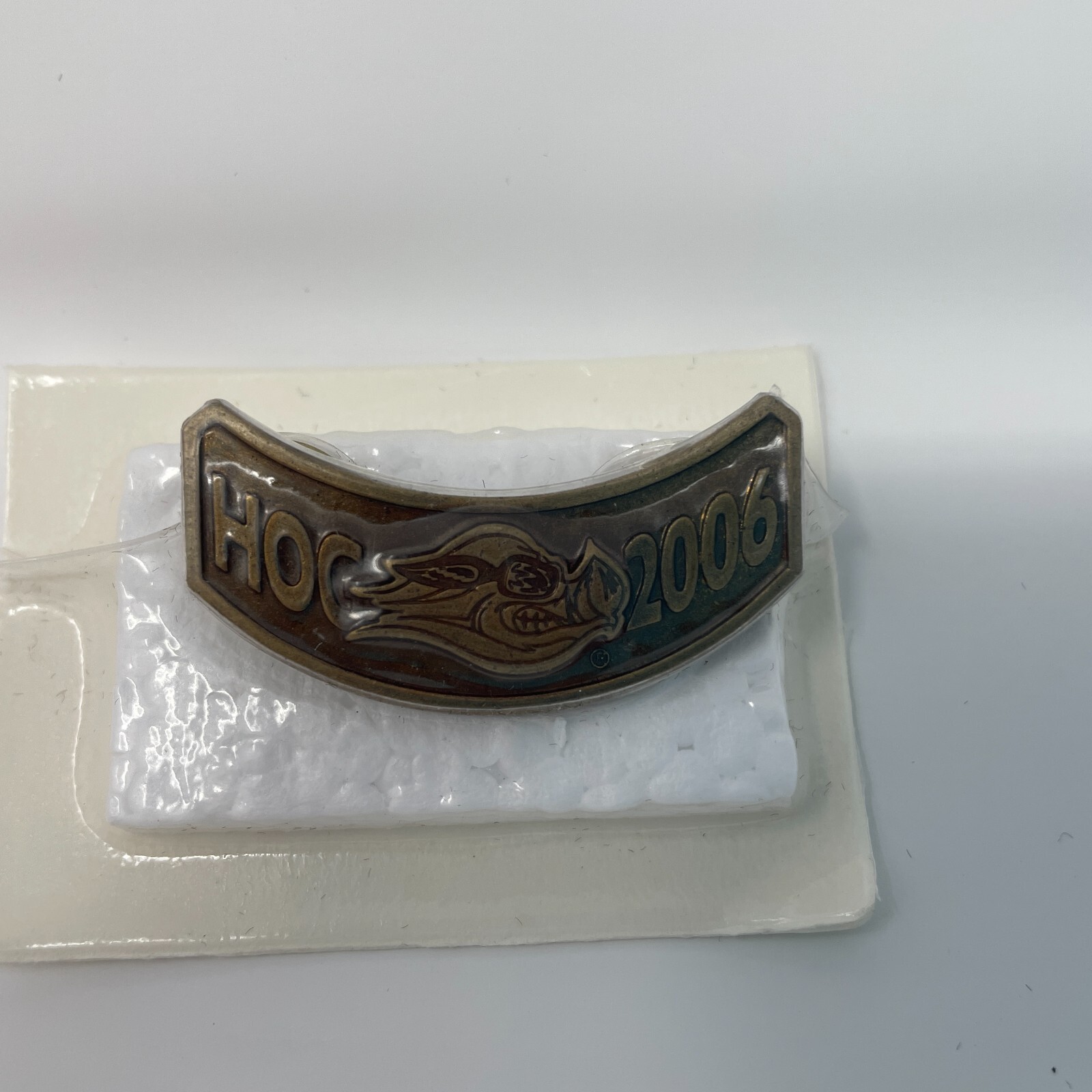 Harley Davidson HOG Harley Owners Group NEW 2006 Brass Tone Pin Vest Jacket