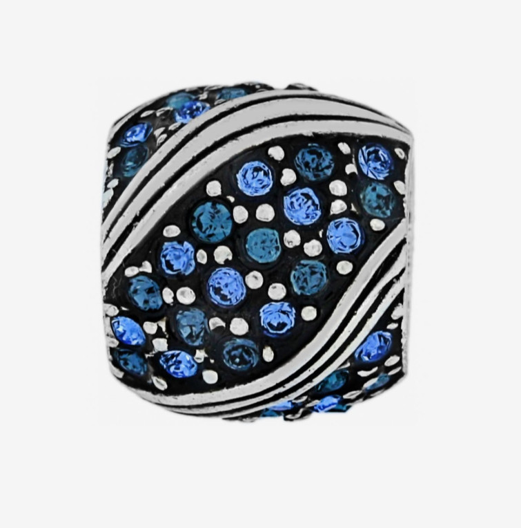 Brighton AMERICANA Crystal Bead in Red, Turquoise, Clear, Copper & Blue $23 New