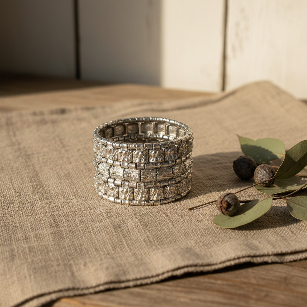 Giora’ Augusta Bracelet Rhodium Finish