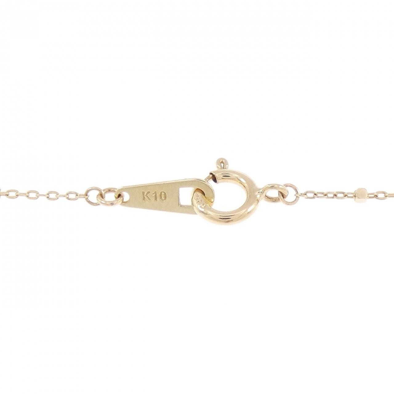 Authentic Kumikyoku Heart Diamond Necklace 0.08CT #260-008-285-3006