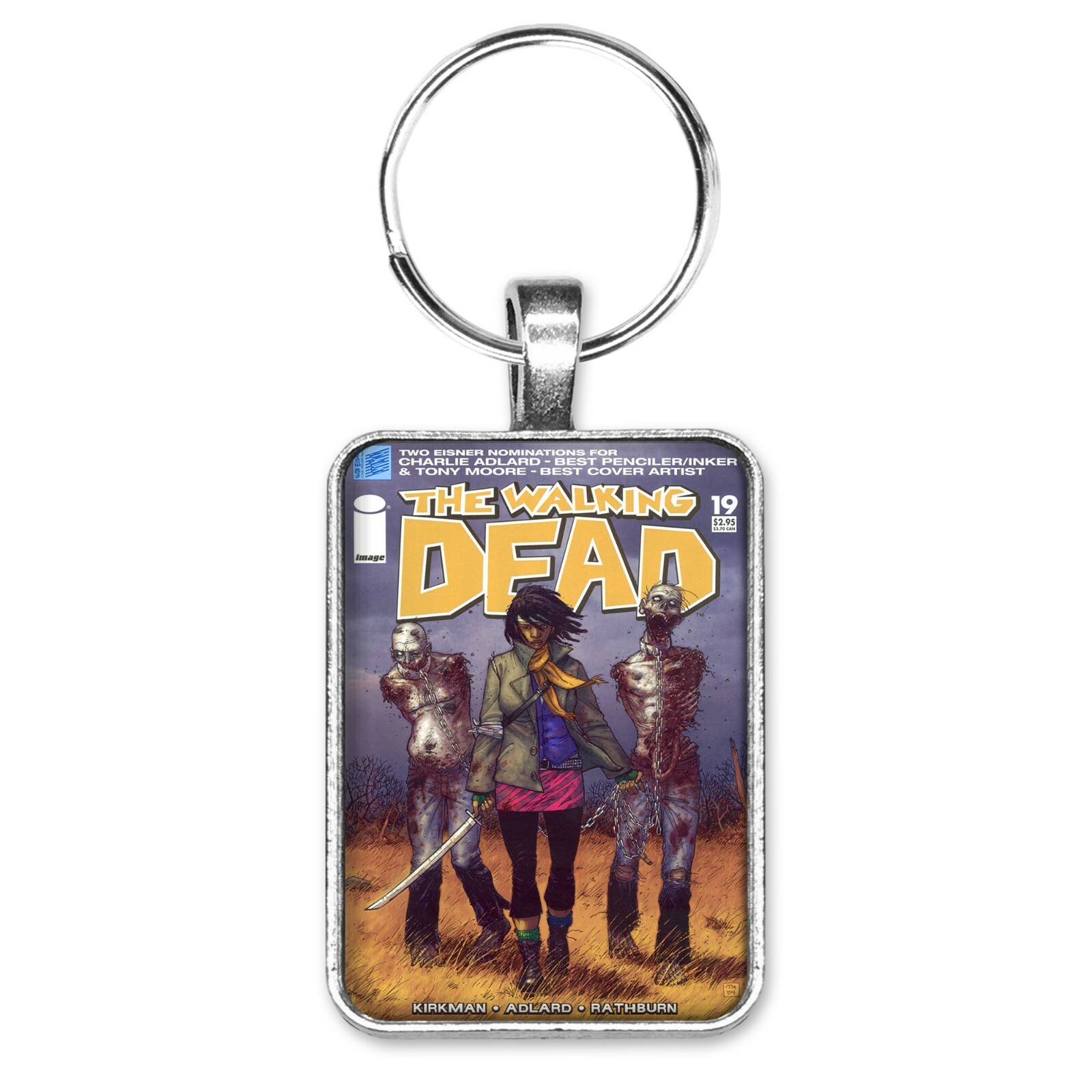 The Walking Dead #19 CLASSIC (1st App.) MICHONNE COVER Key Ring IMAGE COMIC BOOK