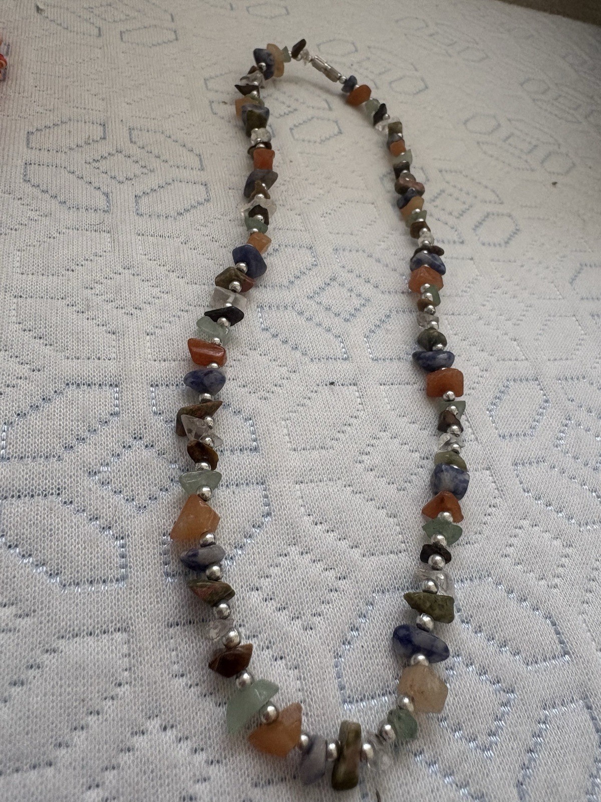 Beaded Gemstone Necklace
