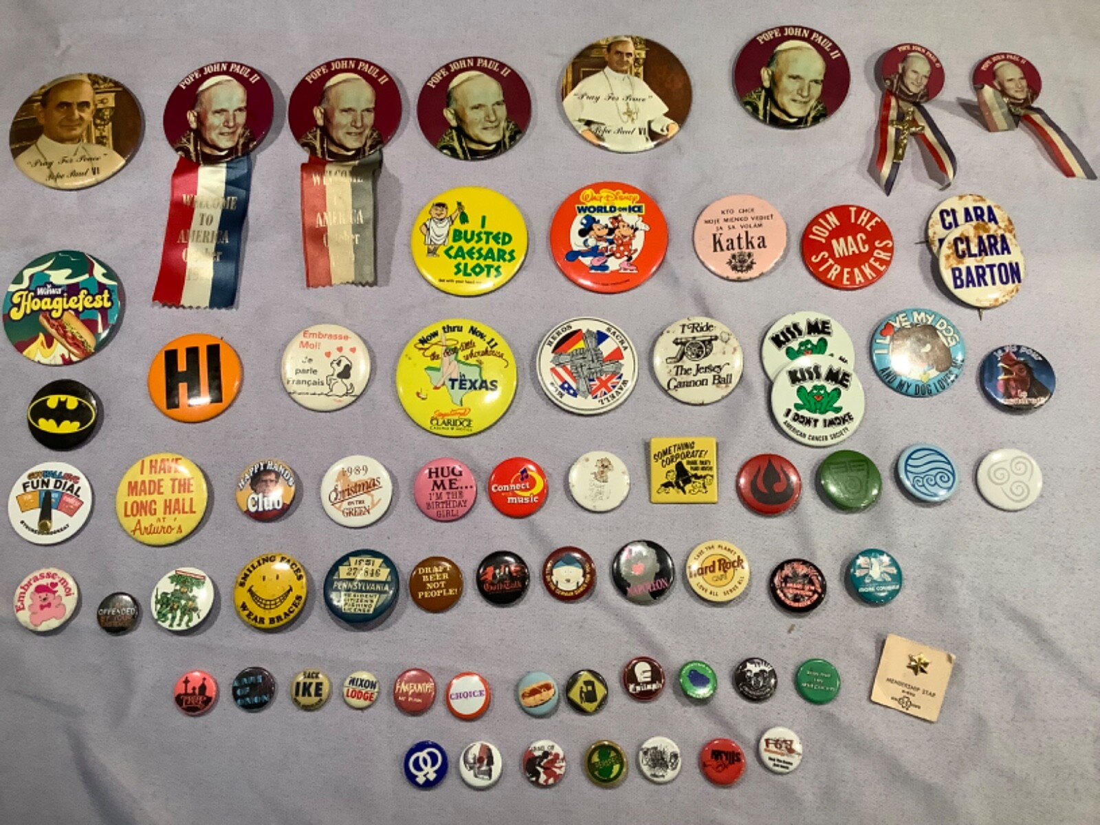 VINTAGE PINBACK BUTTONS: U PICK
