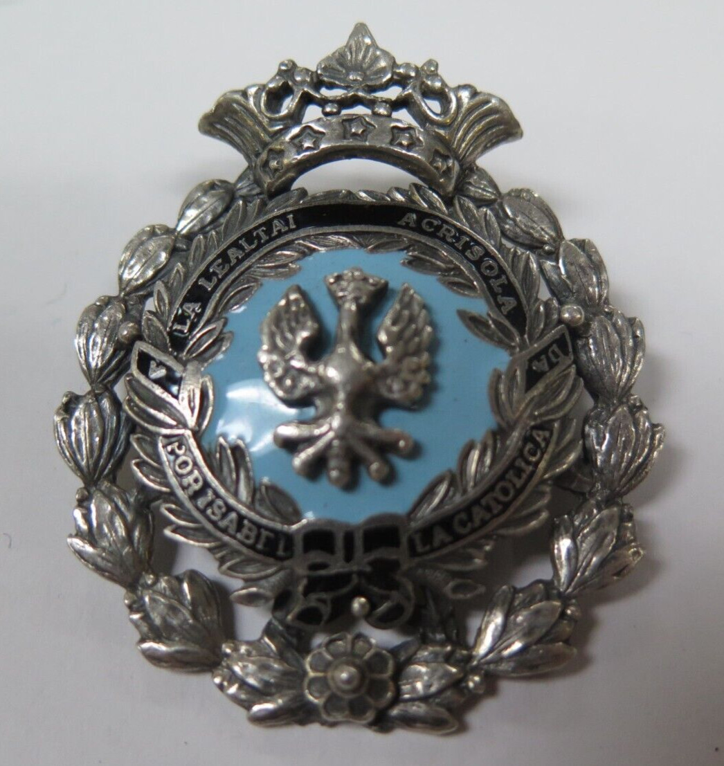 VTG CORO LA LEALTAI ACRISOLA POR ISABEL LA CATOLICA Eagle Crest Crown BROOCH