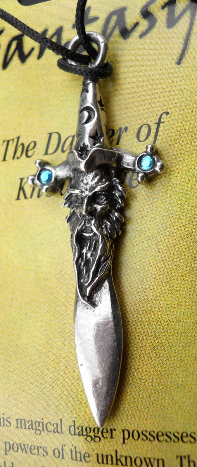 Wizard Necklace Dragons Pendant Original NEW/Old Dragon Axe Sword 5 pc Medieval