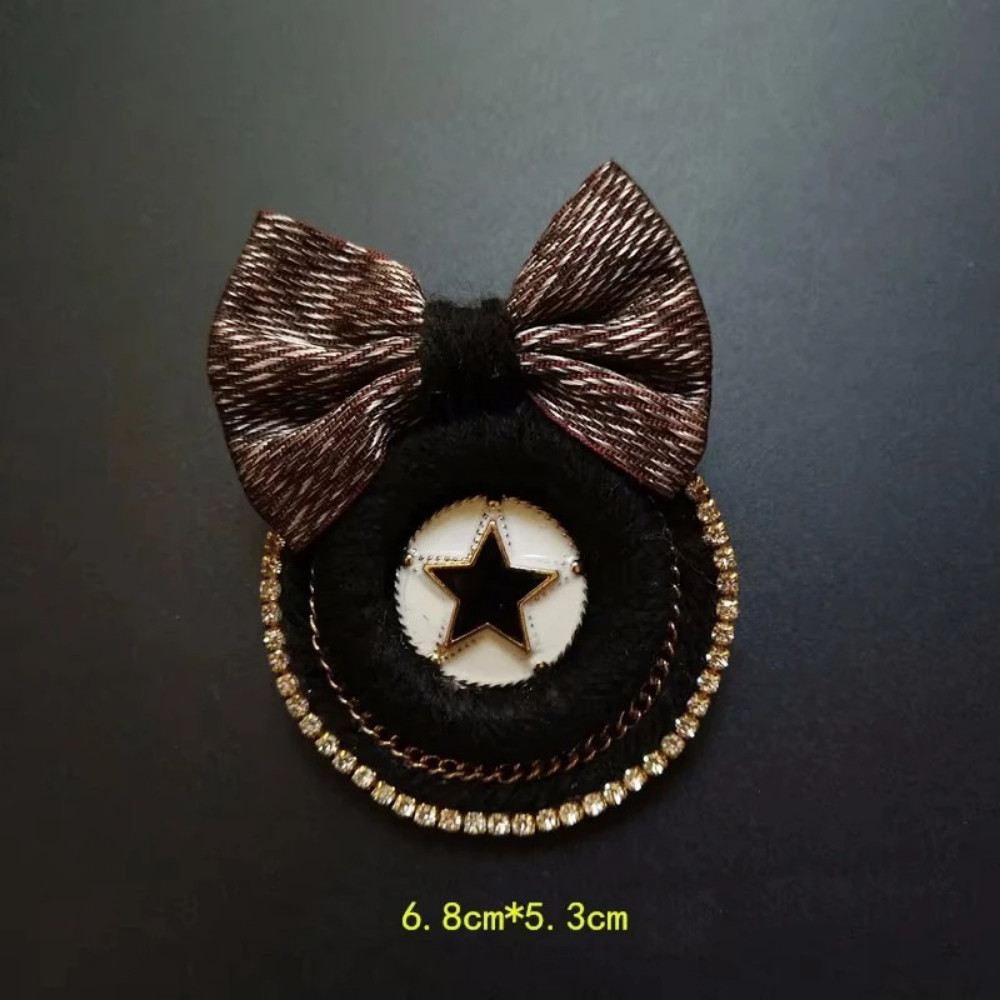Classic Exquisite Badges Pin Bow Elegant Clothing Suit Brooches Accessories Gift