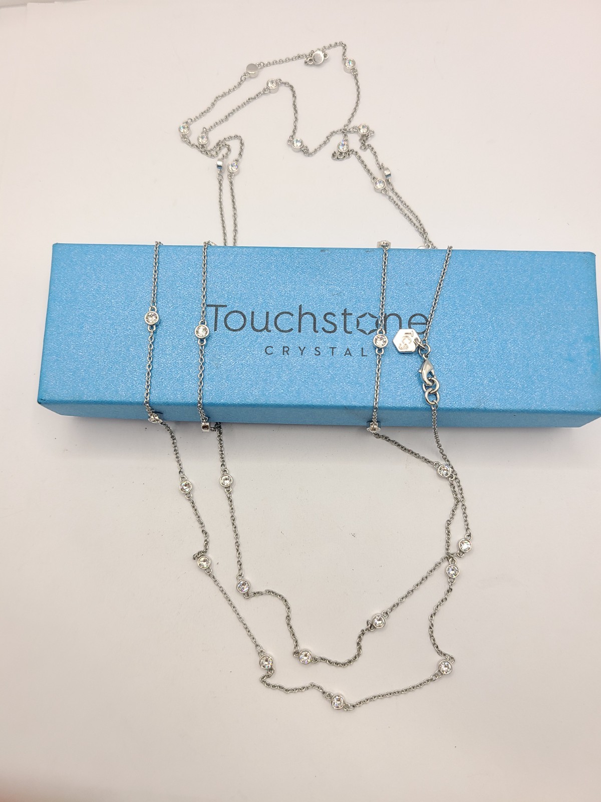 Touchstone Crystal TIMELESS TREASURE Necklace 56″