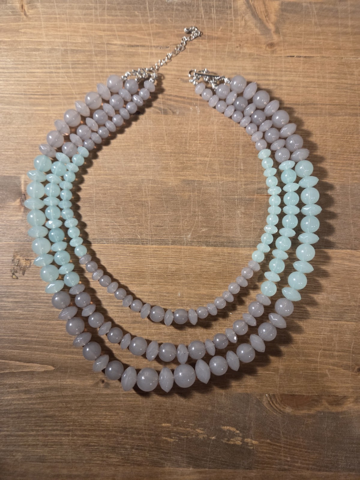 Multi Strand Beaded Statement Neclace