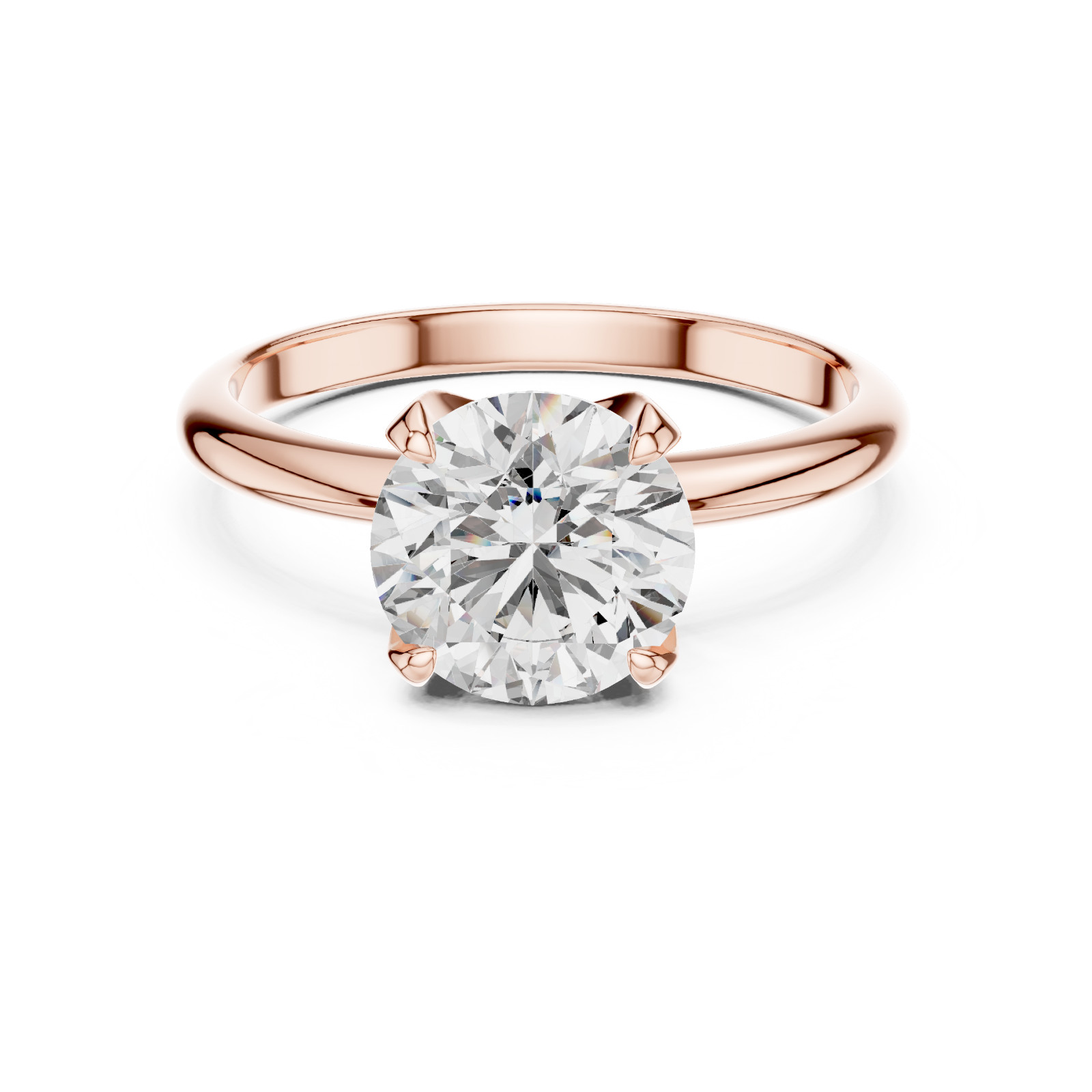 2.43CT Cushion Cut Lab Grown Diamond Ring 925 Silver Solitaire Gift For Her