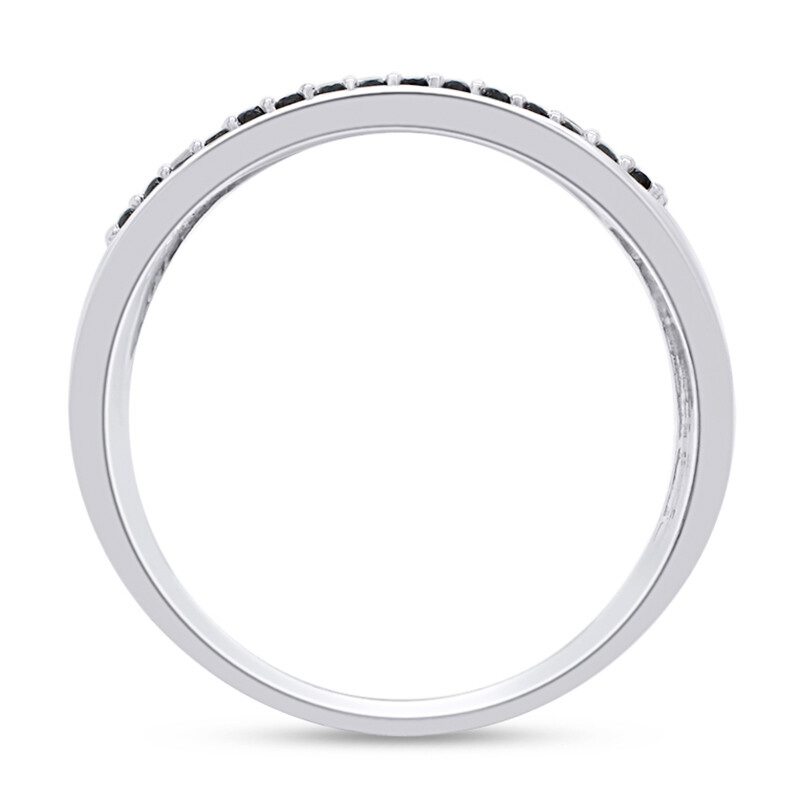 0.15 Ct Round Cut Simulated Diamond 18K White Gold Plated “NANA” Ladies Ring